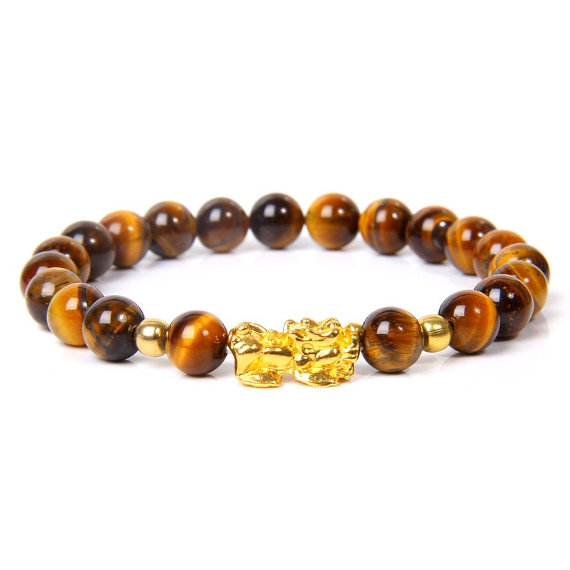 Feng Shui Pixiu Gold Bracelet