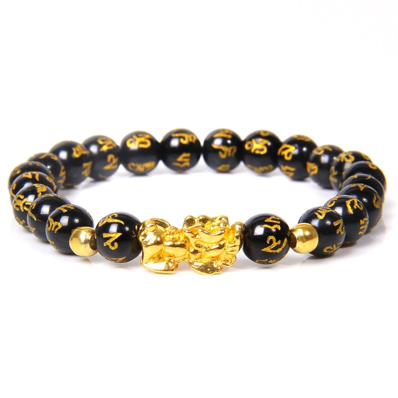 Feng Shui Pixiu Gold Bracelet