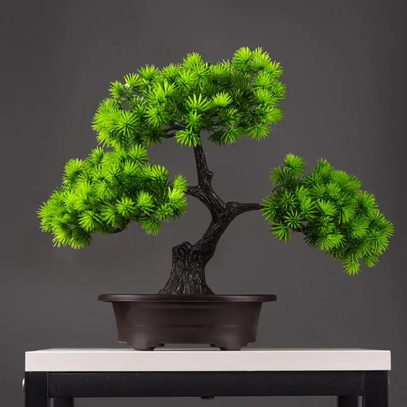 Pine Wolong Artificial Bonsai