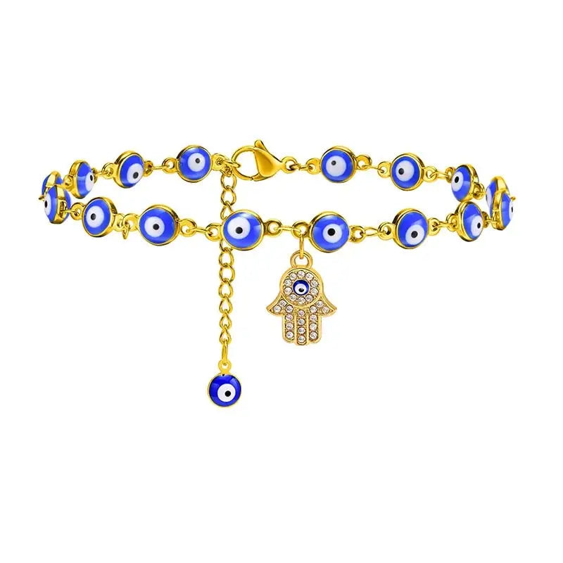 Hamsa Anklet