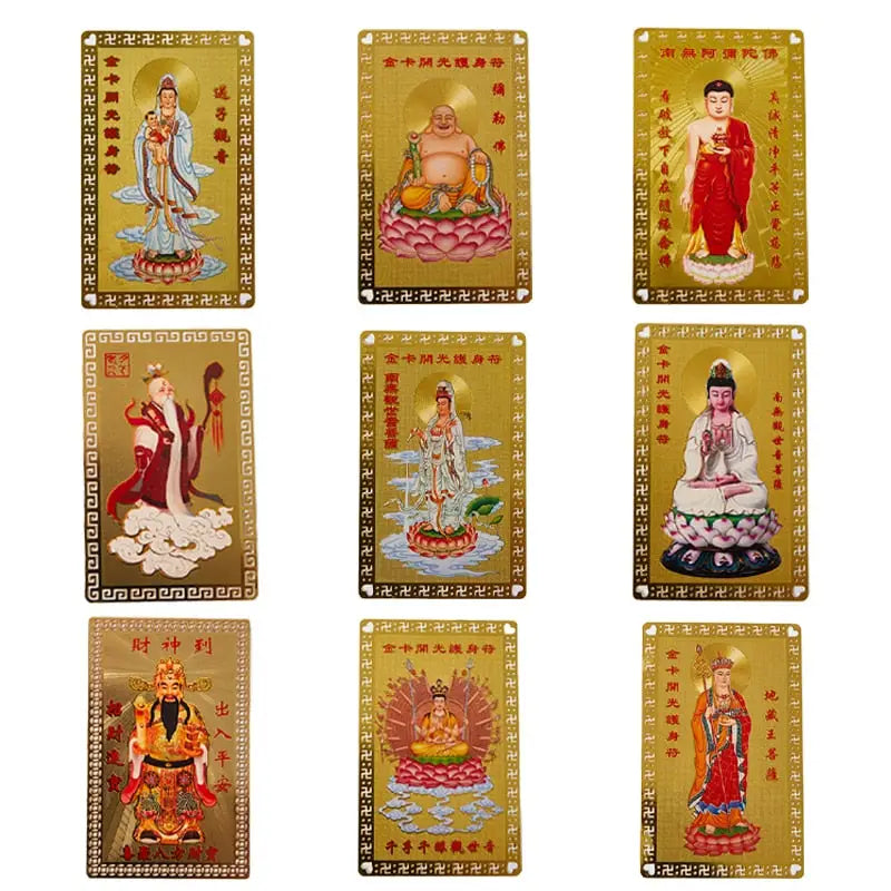 Thangka Gold Copper Card Collection