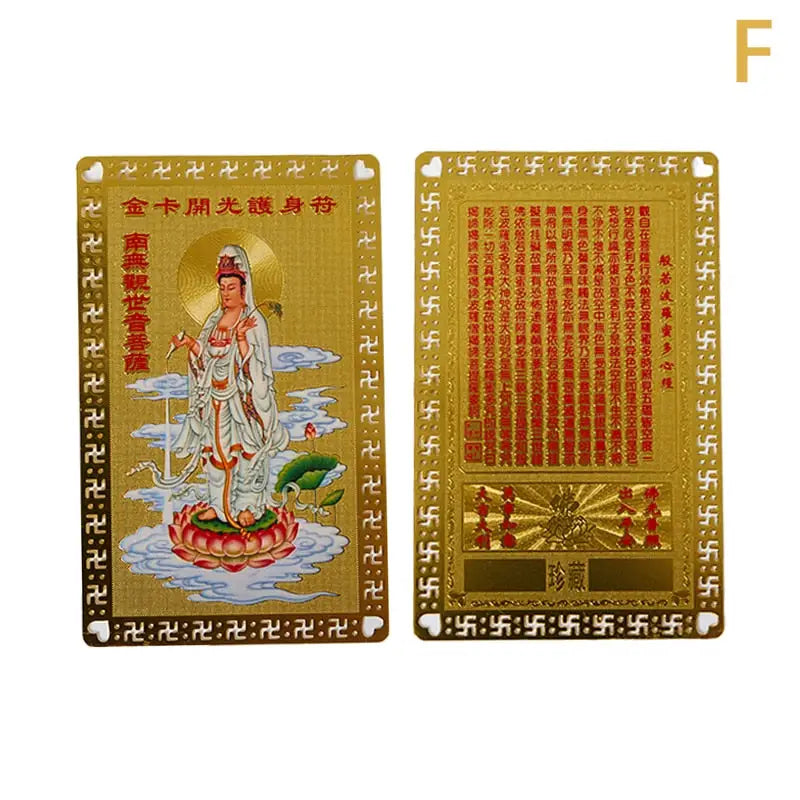 Thangka Gold Copper Card Collection