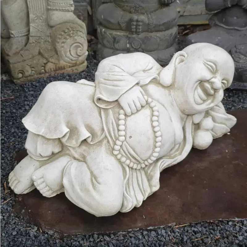 Happy Outdoor Buddha Statue