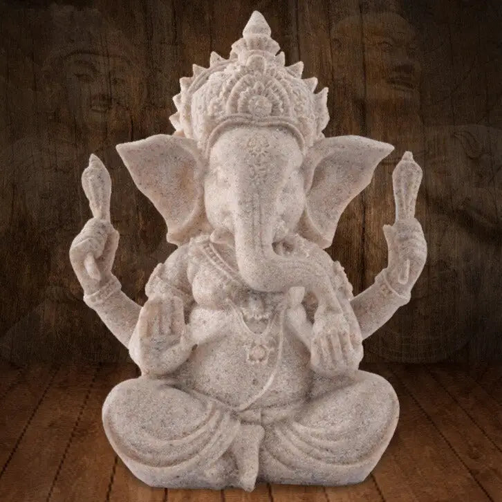 Sandstone Ganesha Elephant Statue