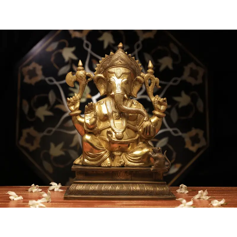 Brass Ganesha Statue