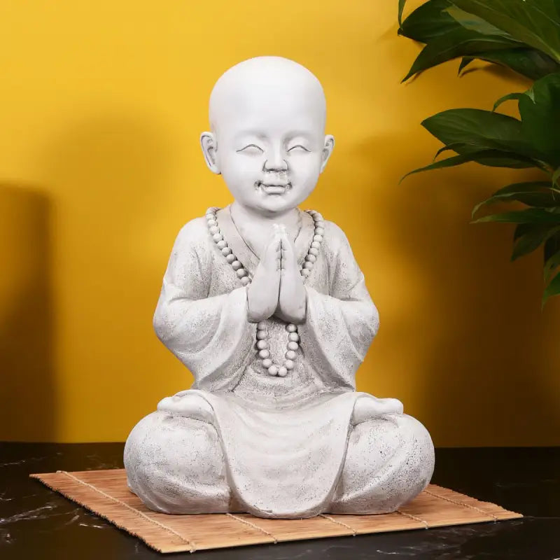 Little Meditating Monk Statue