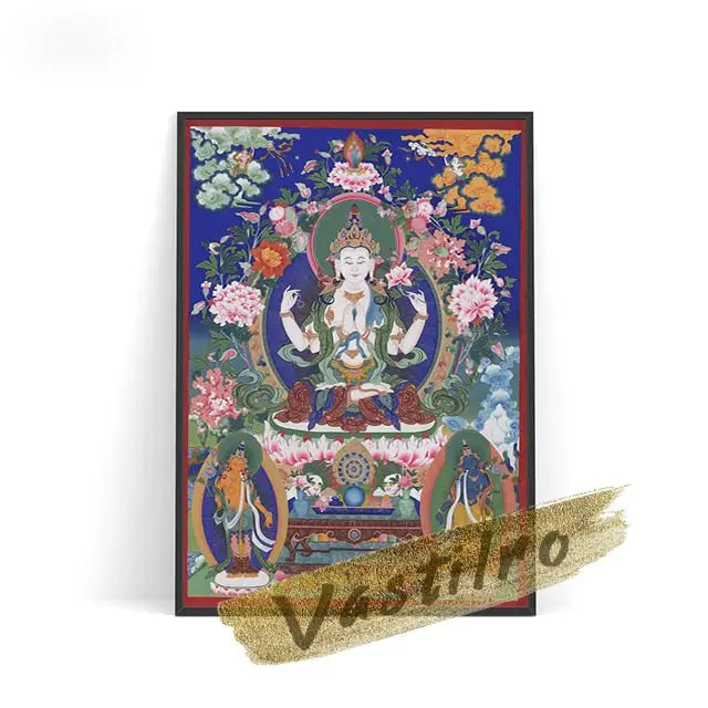 Thangka canvas painting