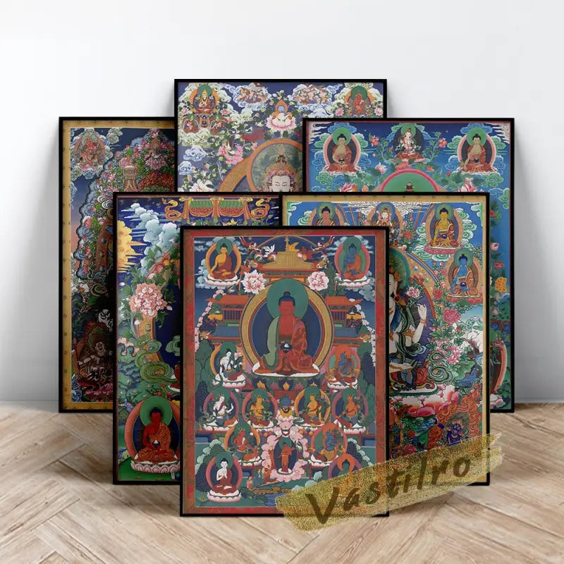 Thangka canvas painting