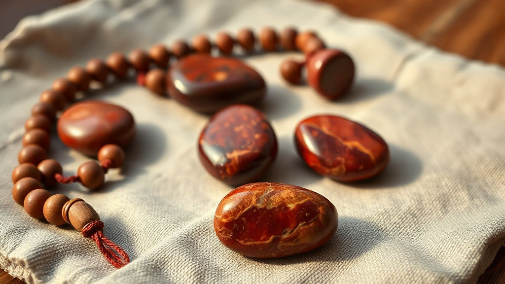 Red Jasper: Meaning, Properties, and Uses in Buddhist and Spiritual Traditions Image