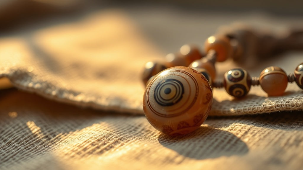 Dzi Beads: The Sacred Stones of the Himalayas Image