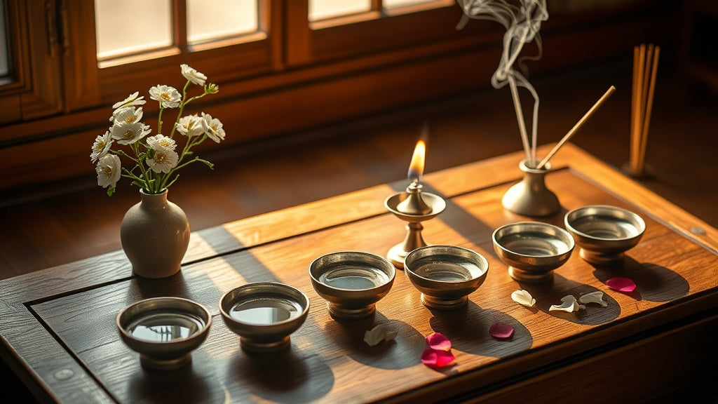 Buddhist Altar Offerings: What to Place, Why It Matters, and How to Begin Image