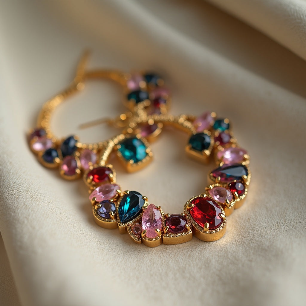 Gemstone Earrings : collection cover Image