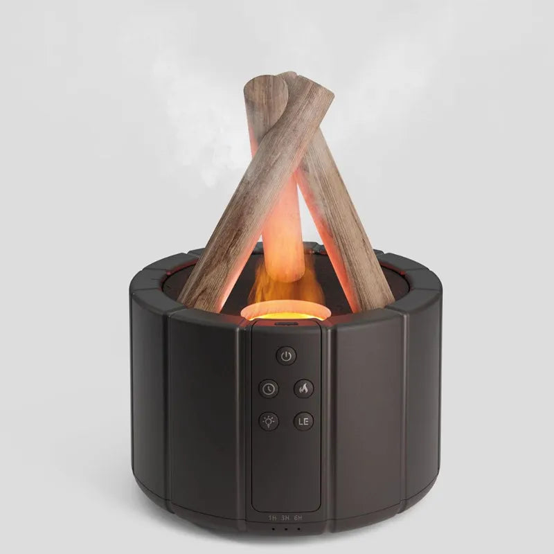 Essential Oil Diffuser Peaceful Fire 280ml Aromatherapy Ultrasonic Mist | Buddhive