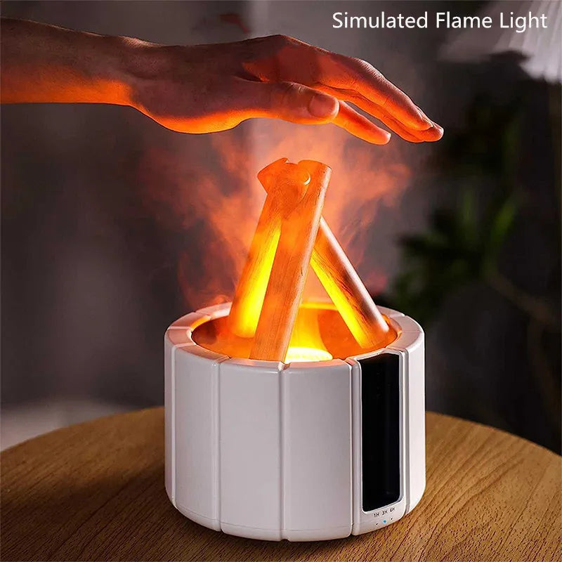 Essential Oil Diffuser Peaceful Fire 280ml Aromatherapy Ultrasonic Mist | Buddhive