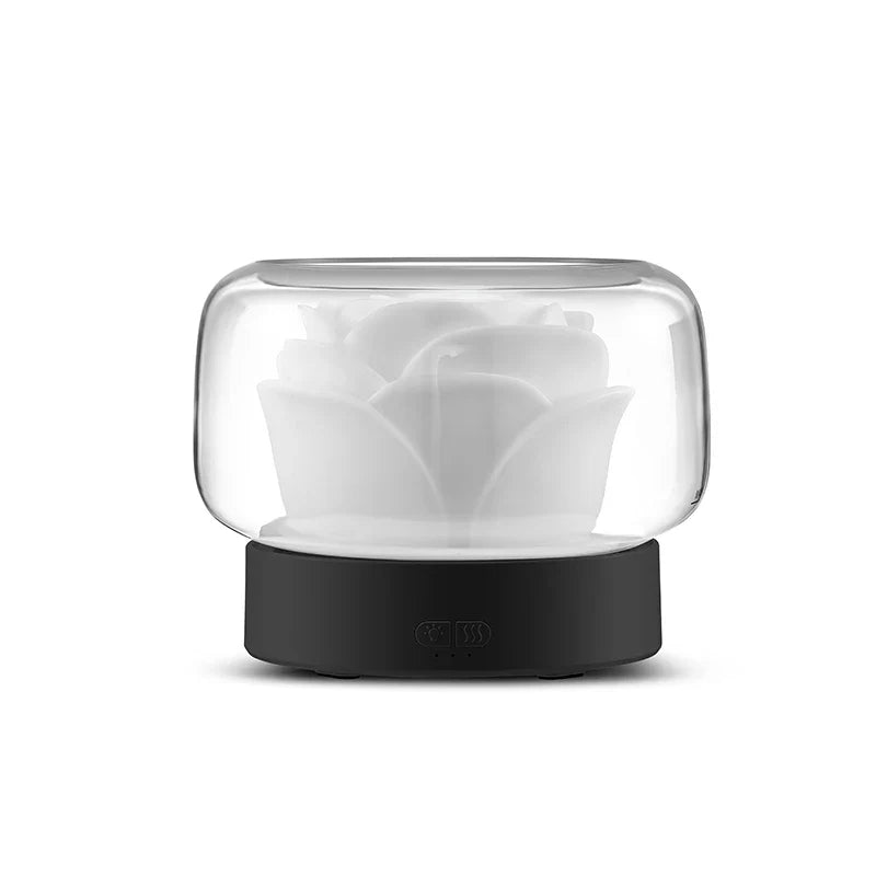 Lotus Flower Humidifier Essential Oil Diffuser - 1L Ultrasonic Aromatherapy Mist | Buddhive