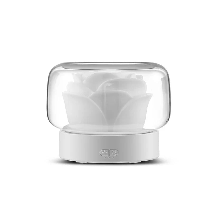 Lotus Flower Humidifier Essential Oil Diffuser - 1L Ultrasonic Aromatherapy Mist | Buddhive