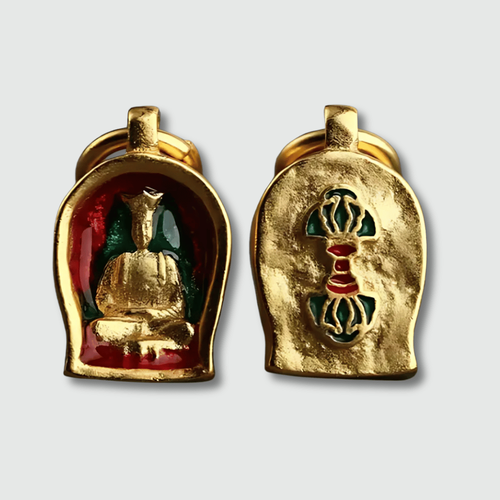 Tibetan Jambhala Amulet 925 Sterling Silver - Buddhist Wealth & Prosperity Talisman | Buddhive