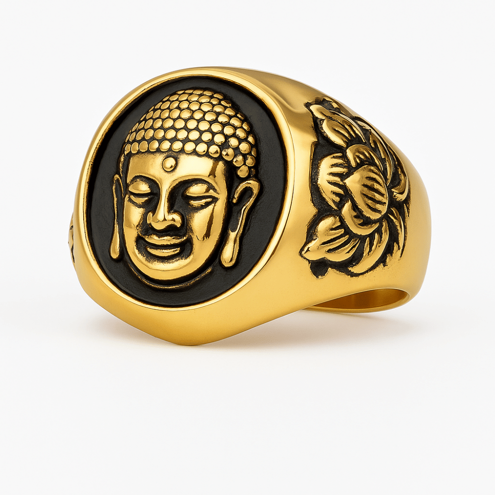 Silver Buddha Ring - Spiritual Buddhist Jewelry for Men & Women | Buddhive