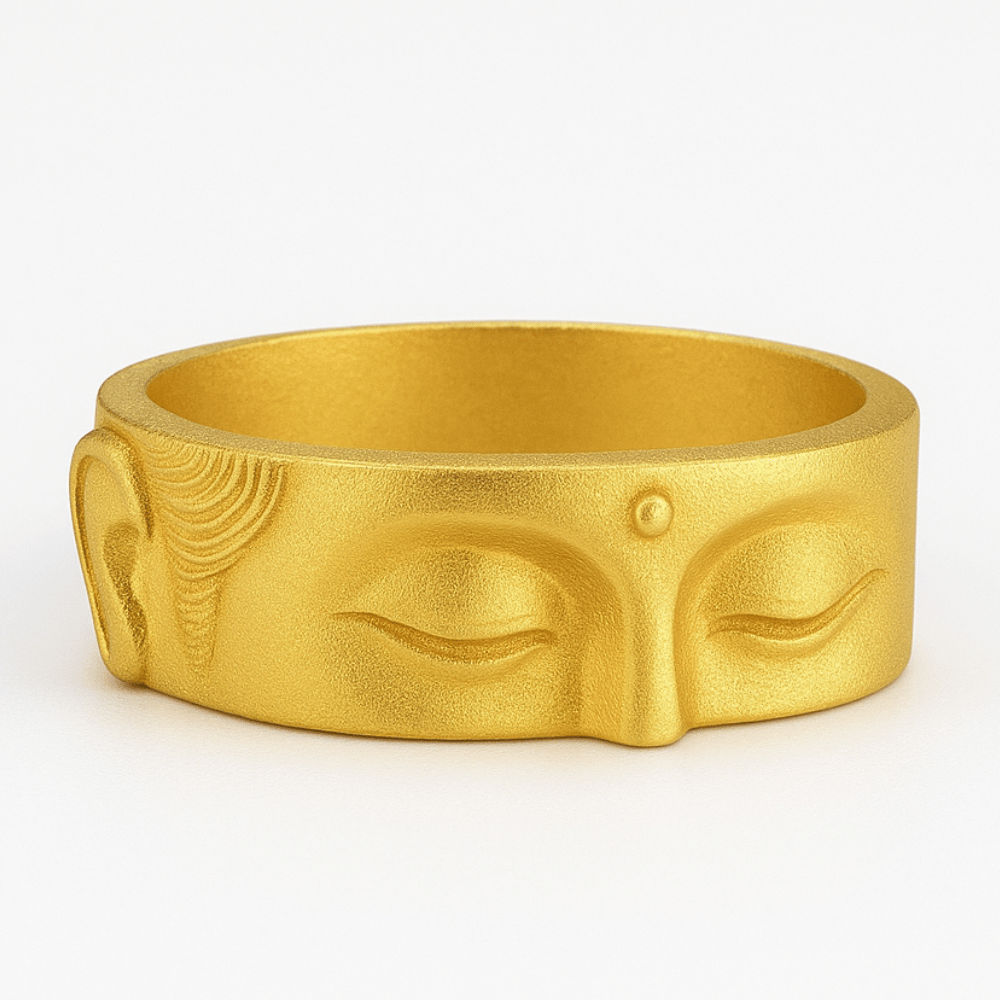 Buddha Eyes Ring - Zinc Alloy Buddhist Symbol Ring for Protection & Wisdom | Buddhive