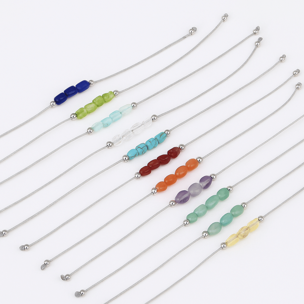 Birthstone Bracelet Natural Gemstone - Personalized by Birth Month | Buddhive