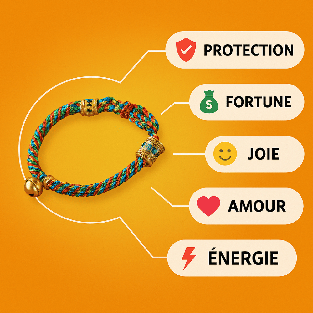 Tibetan Woven Bracelet Manjusri Thangka - Handmade Buddhist Wisdom Jewelry | Buddhive