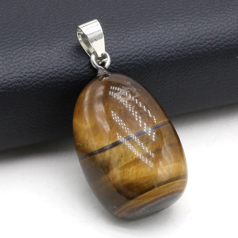 Tiger Eye Necklace Natural Stone Round Beads - Buddhist Jewelry for Protection & Courage | Buddhive