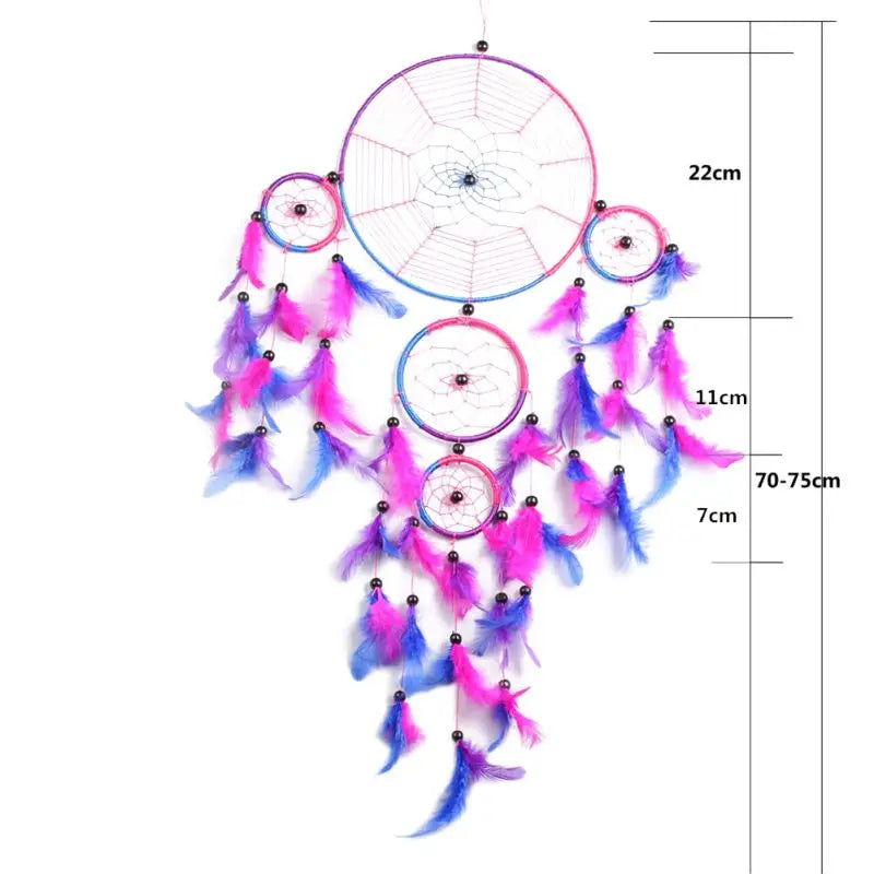 White Dreamcatcher Boho - Plant Fiber Handwoven - Bedroom Decor & Peaceful Sleep | Buddhive