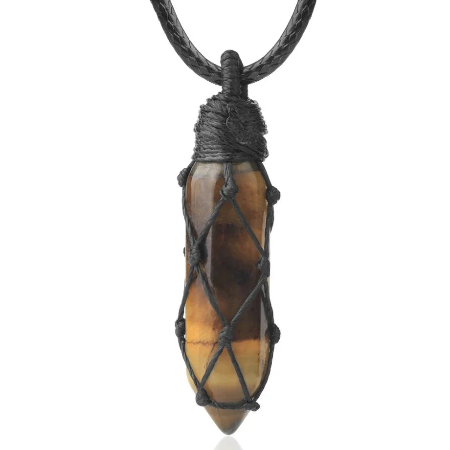 Green Aventurine Necklace - Crystal Pendant Unisex Stone Jewelry for Balance & Positivity | Buddhive