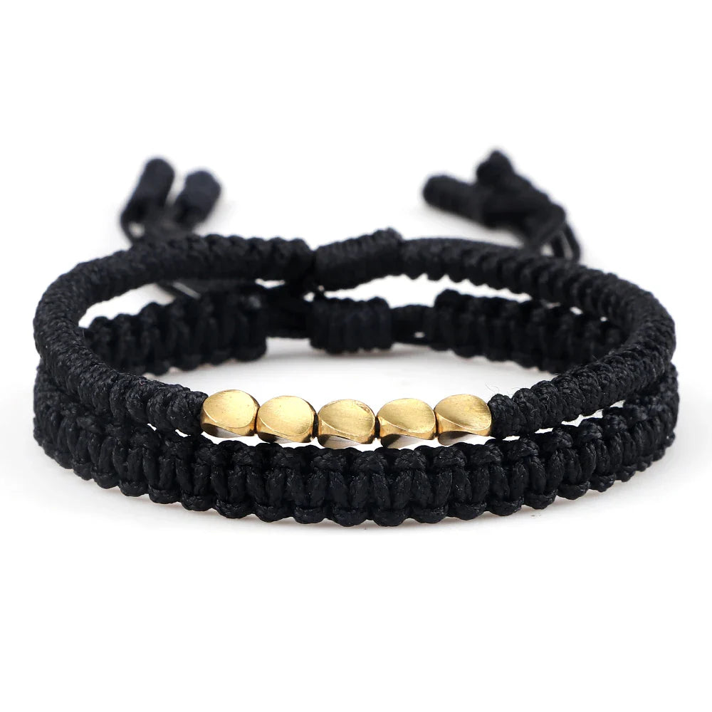 Buddhist Red String Bracelet - Double Wrap Adjustable Lace Design - Protection & Blessings | Buddhive