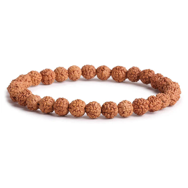 Bodhi Seed Bracelet - Tibetan Buddhist Mala Prayer Beads - Natural Sacred Wood | Buddhive