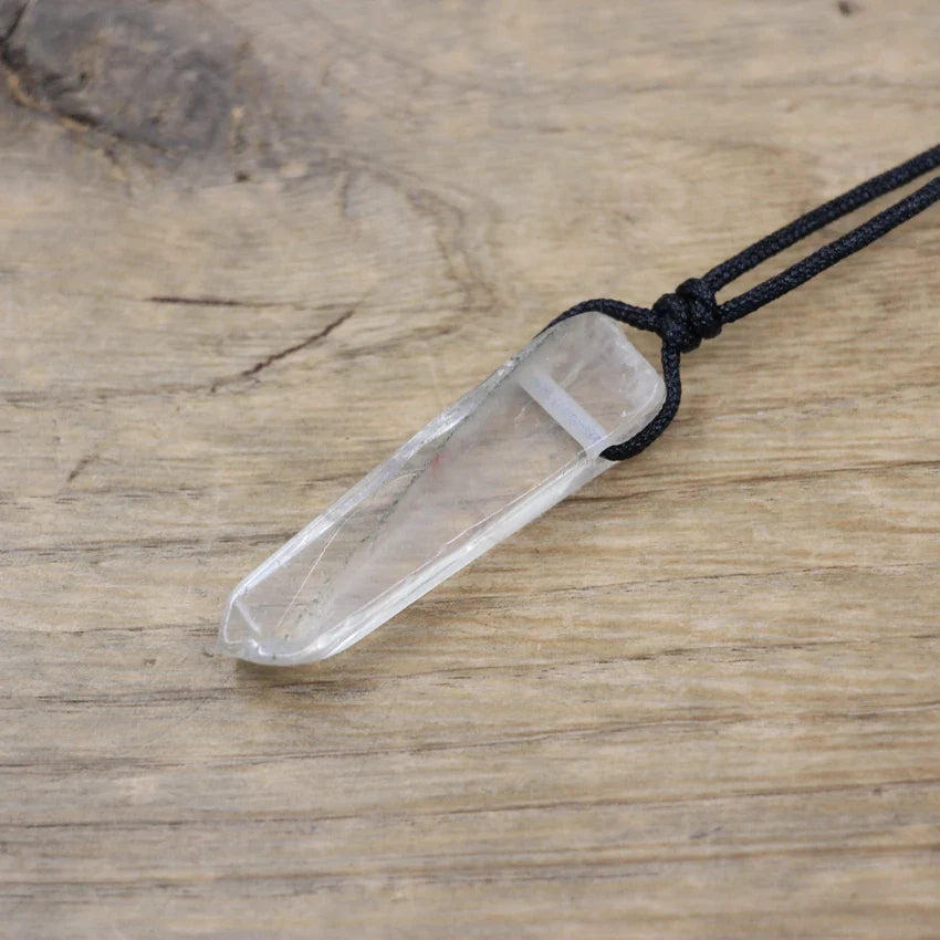 Natural Stone Necklace Buddha Pendant - Copper & Gemstone Rectangle | Buddhive