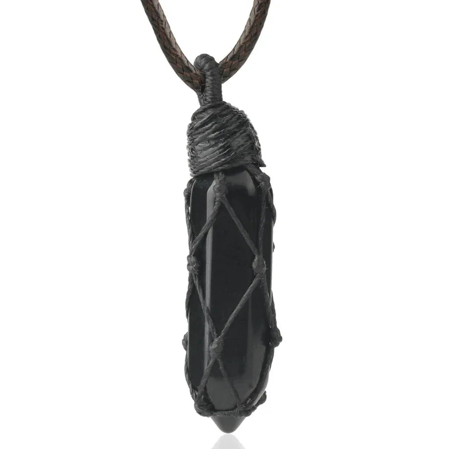 Green Aventurine Necklace - Crystal Pendant Unisex Stone Jewelry for Balance & Positivity | Buddhive