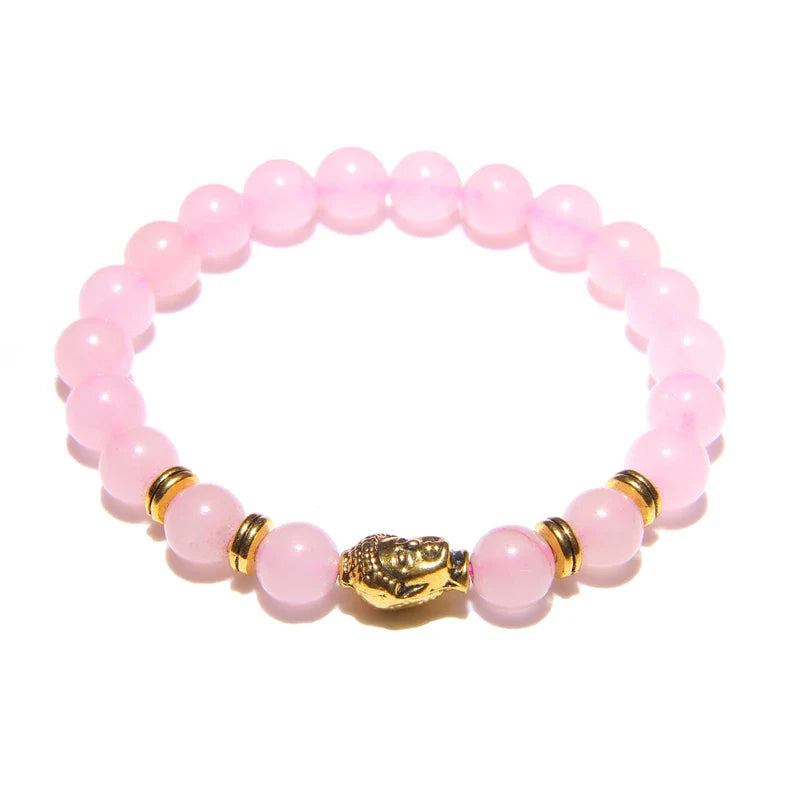 Blue Tiger Eye Buddha Bracelet - Handmade Gemstone Beads with Buddha Charm | Buddhive