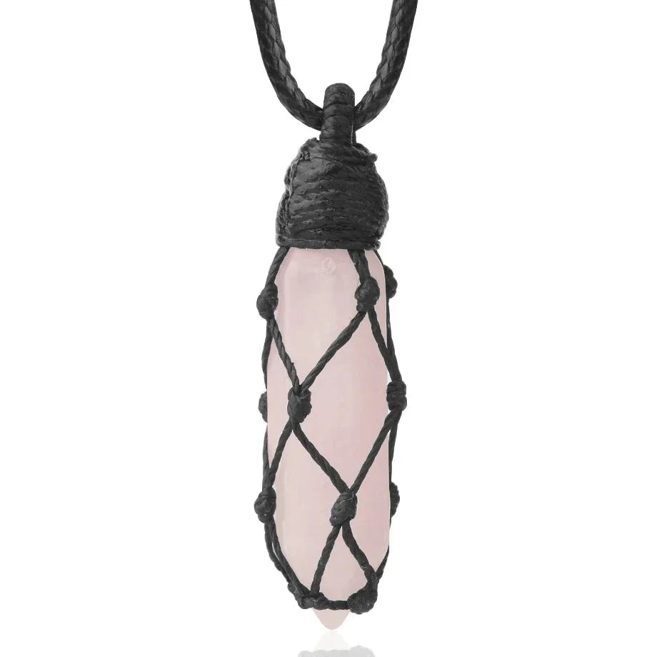 Green Aventurine Necklace - Crystal Pendant Unisex Stone Jewelry for Balance & Positivity | Buddhive