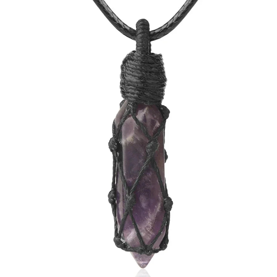 Green Aventurine Necklace - Crystal Pendant Unisex Stone Jewelry for Balance & Positivity | Buddhive