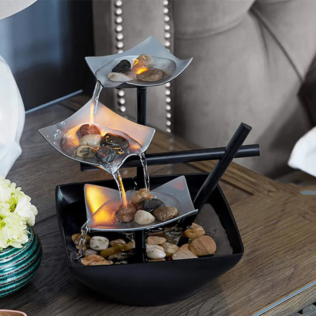 Feng Shui Water Fountain Small Indoor Tabletop Decorative Zen Fountain | Buddhive