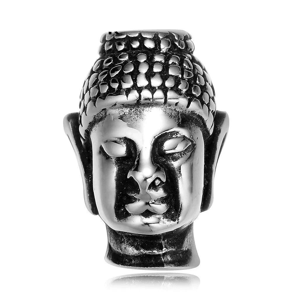 Buddha Bracelet Crackled Lava Stone - Natural Stone Beads with Buddha Head | Buddhive