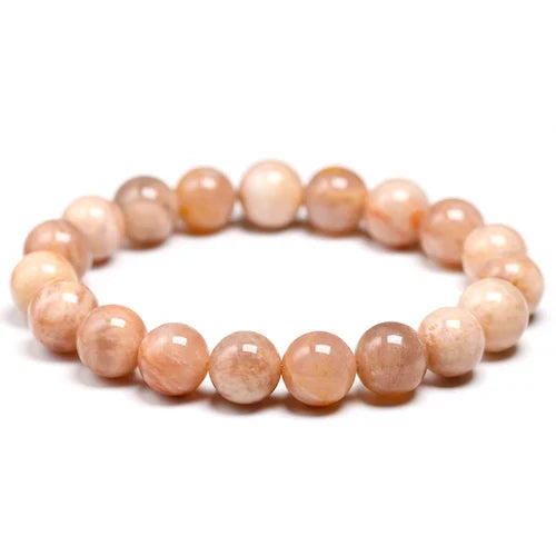 Sunstone Bracelet Natural Gemstone - Joy & Vitality Energy - 8mm Beads | Buddhive