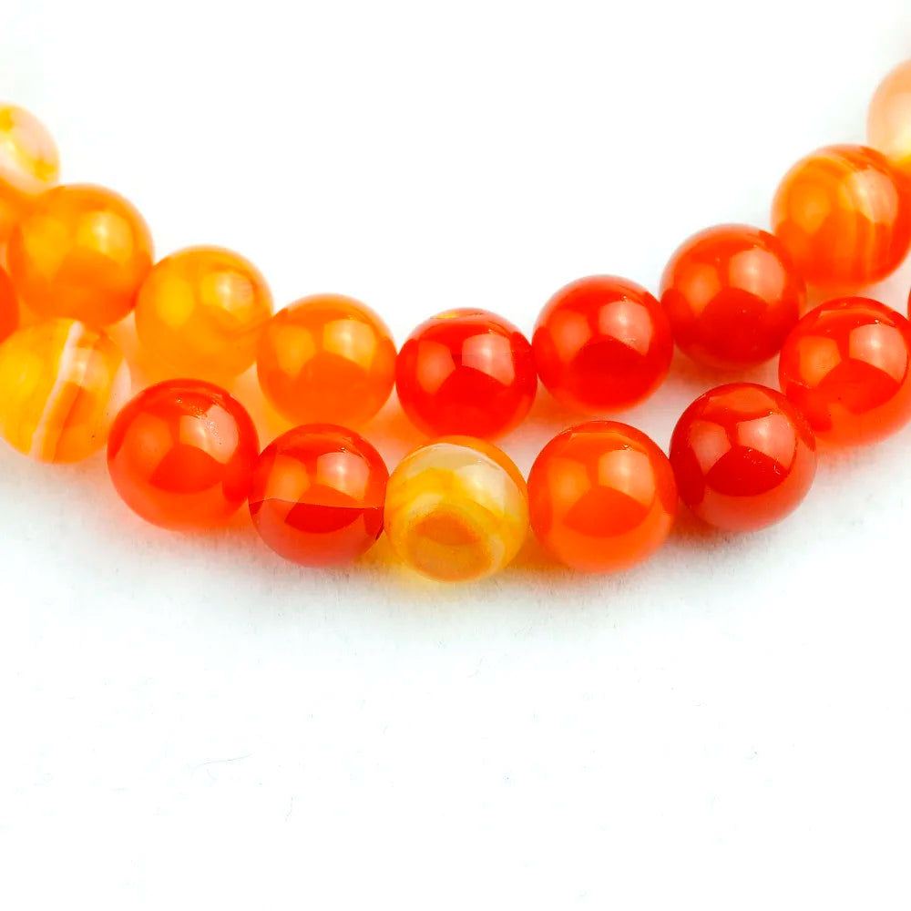 Carnelian Mala Necklace 108 Beads - Tibetan Buddhist Prayer Beads for Meditation | Buddhive