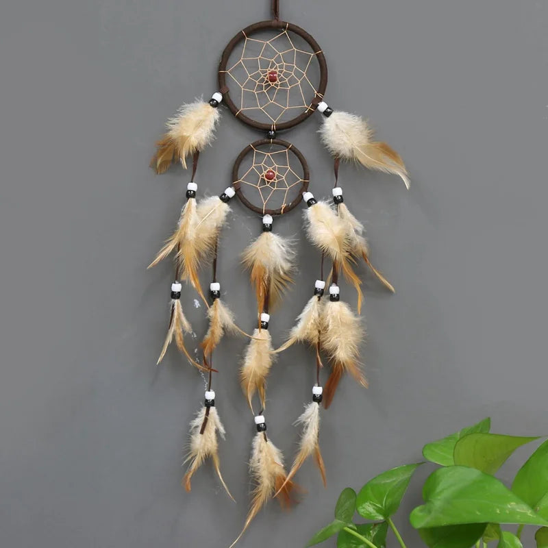 Dream Catcher with Feathers - Handcrafted Spiritual Decor - Sleep Protection | Buddhive