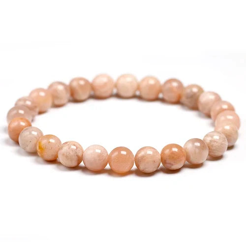 Sunstone Bracelet Natural Gemstone - Joy & Vitality Energy - 8mm Beads | Buddhive