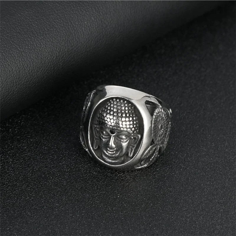 Silver Buddha Ring - Spiritual Buddhist Jewelry for Men & Women | Buddhive