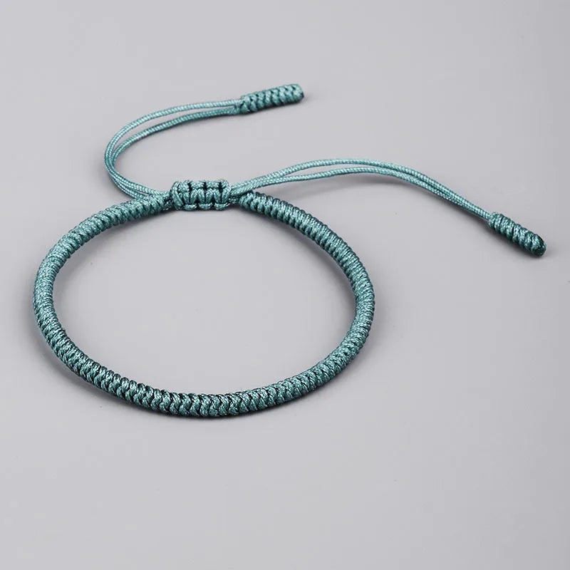 Black Tibetan Bracelet Cotton Rope Spiritual Jewelry for Men & Women | Buddhive