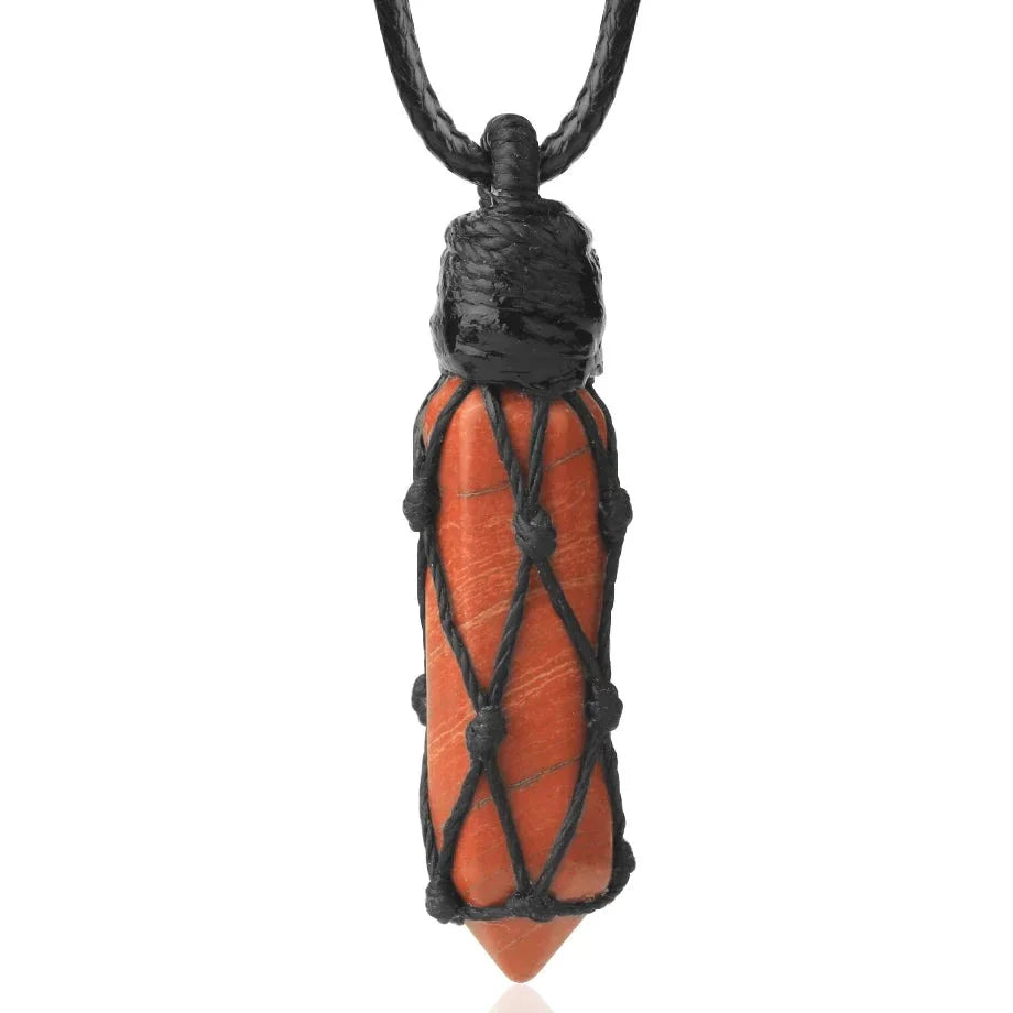 Green Aventurine Necklace - Crystal Pendant Unisex Stone Jewelry for Balance & Positivity | Buddhive