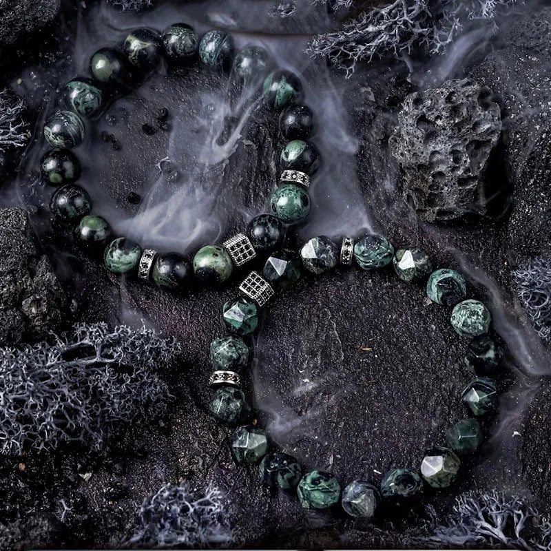 Sparrow Stone Bracelet - Natural Gemstone Purification & Serenity - 8mm Beads | Buddhive