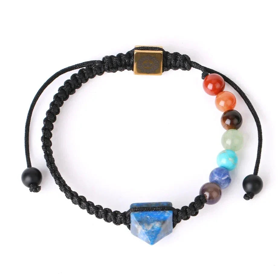 7 Chakra Bracelet for Women - Meditation Charm Crystal Copper Beaded | Buddhive