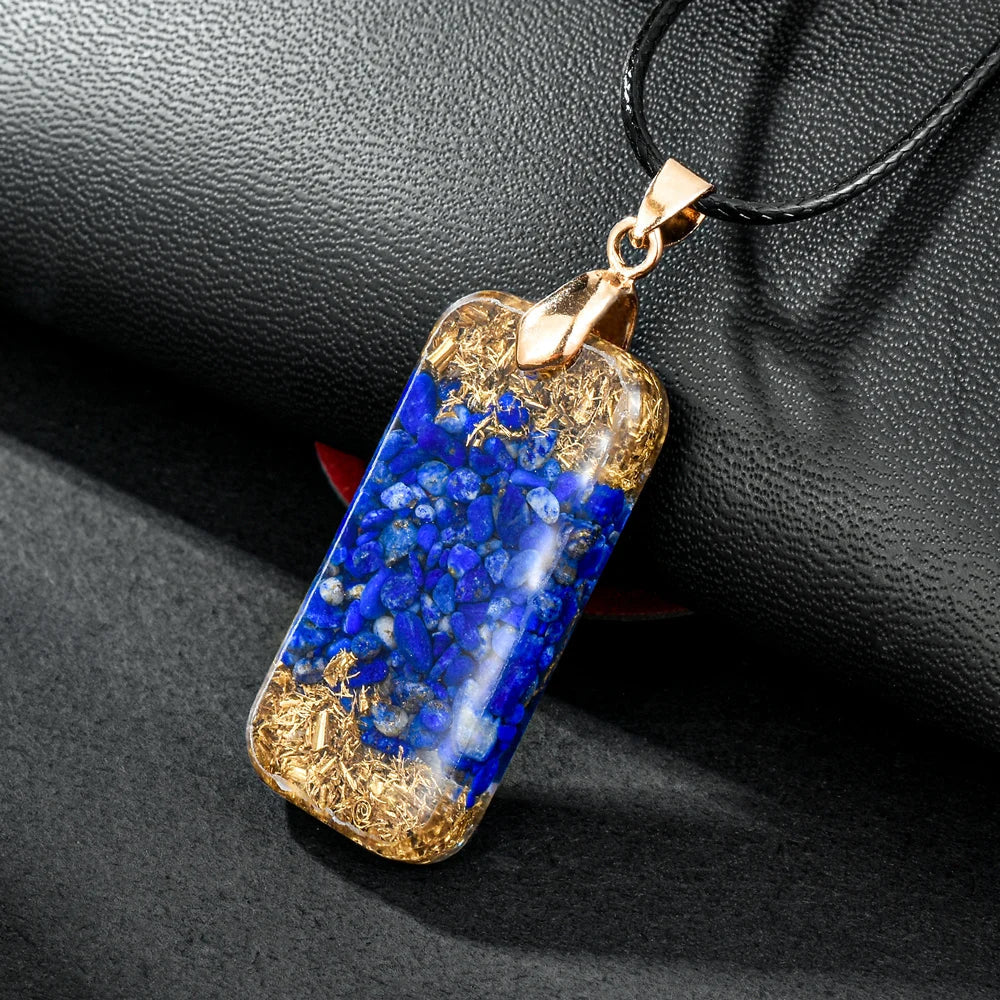 Buddha Orgonite Necklace - Energy Balancing Crystal Resin Pendant | Buddhive