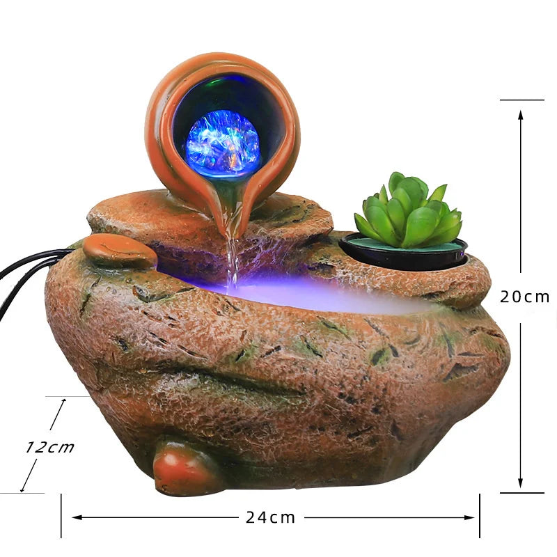 Zen Relaxation Fountain Resin Buddha Water Feature for Meditation & Home Decor | Buddhive