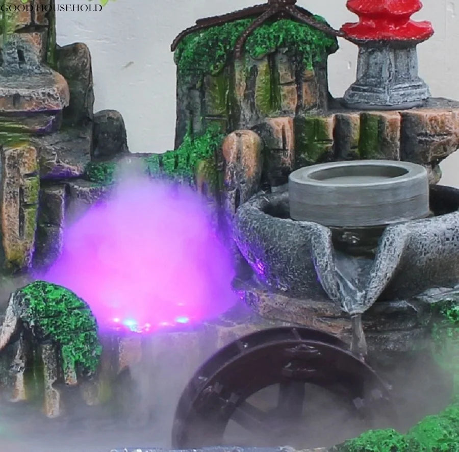 Zen Garden Indoor Fountain Resin Tabletop Water Feature for Meditation & Home Decor | Buddhive