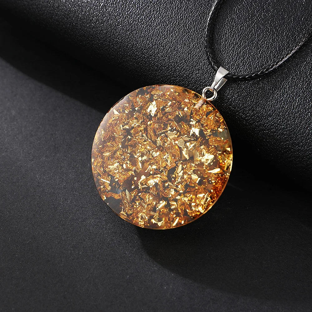 Orgonite Crystal Pendant - Natural Stone Energy Healing Necklace - Unisex Buddhist Jewelry | Buddhive
